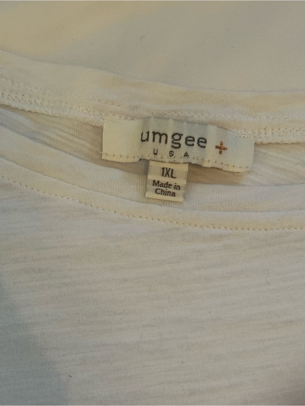 Umgee White Ruffle Sleeve Short Sleeve Top - Picture 2 of 5